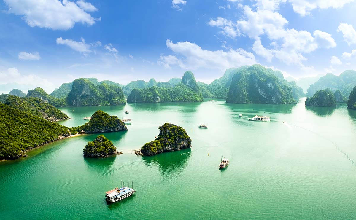 que ver en bahia de halong, Islas de la Bahía de Halong